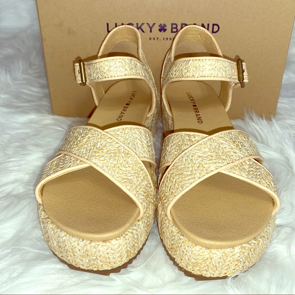 LUCKY BRAND WAGOO WEDGE SANDAL
